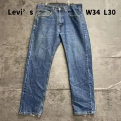 リーバイス 505 デニムパンツ ジーパン 青 ストレート USA古着【8097