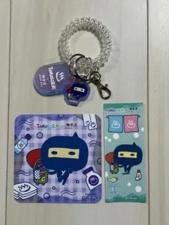 極楽湯 RAKUSPA たまごっち ござるっち キーホルダー コースター ステッ