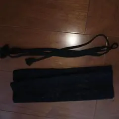 黒 帯締め　帯揚げ　セット　喪服用