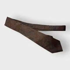 美品 シルク100% ネクタイ 日本製 総柄 幾何学模様 ビジネス