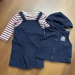 COMME CA FOSSETTE コムサフォセットのベビー服3点セット