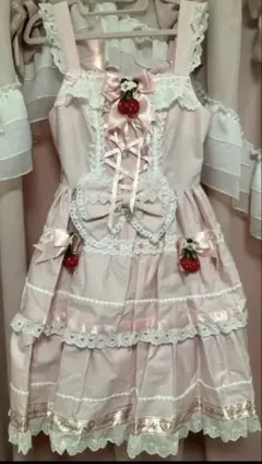 週末限定】BABY ゆらゆらいちごのStrawberry Garden JSK - メルカリ