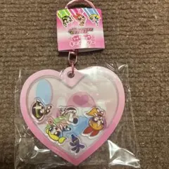 パワーパフガールズ ハート型シャカシャカキーホルダー