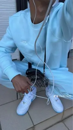 Nike 水色 スウェットパンツ　サイズs