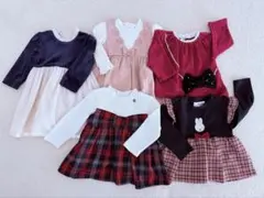 80サイズ女の子まとめ売り/プティマイン/バースデイ