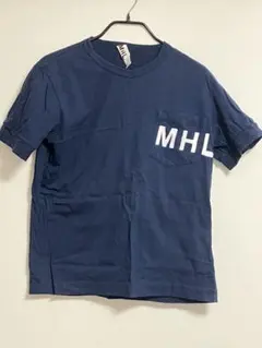 (お買い得)マーガレットハウエル ポケットTシャツ ネイビー Mサイズのサムネイル