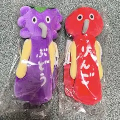 ブロッコリーくじ パンどろぼう 第2弾 B賞 ペットボトルホルダーりんご ぶどう