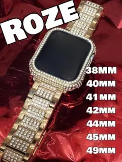 Apple Watch用カバーケースアップルウォッチキラキラベルトバンド/32