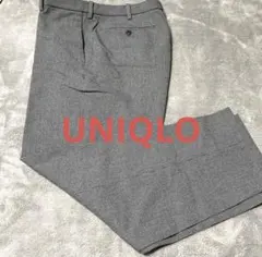 HEATTECH メンズチェック柄スラックス ウエスト76cm