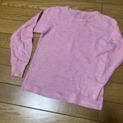 西松屋　薄手　ピンクワッフルTシャツ
