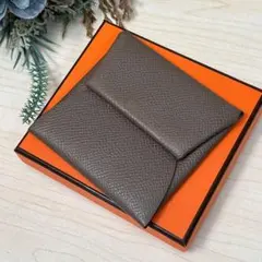 極美品❣️ Hermès バスティア エトゥープ U刻印 2022年 - メルカリ