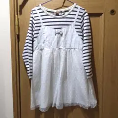 子供用ワンピース(長袖)　サイズ120　(n362)