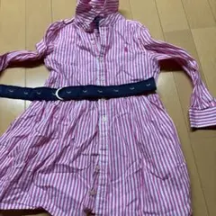Polo Ralph Lauren 長袖シャツワンピース ベルト付き