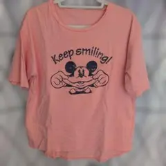 Disney ミッキーマウス Keep smiling Tシャツのサムネイル