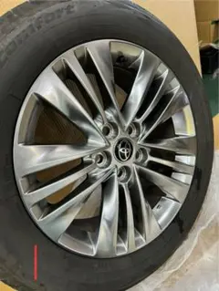 新車外し！40アルファード18インチ純正ホイール、ナット付き アルファード トヨタ 新型40系 ヴェルファイア 純正アルミホイール 18
