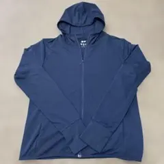 ユニクロ AIRism パーカー ネイビー Mサイズ軽量 UV対策