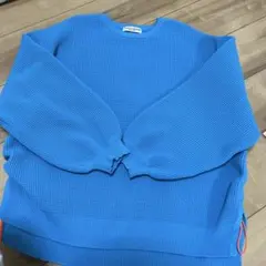 RODEO CROWNS メッシュ編みスウェット