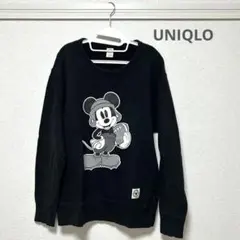 UNIQLO UT ミッキーマウス　トレーナー　黒