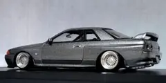 1/43　スカイライン改　R32　GT-R　BBS-LM　アルミ製　深リム 1/43 スカイライン改 R32 GT-R BBS-LM アルミ製 深リム - メルカリ