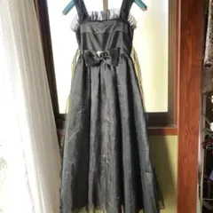 黒のリボン付きロングドレス　ゆめりすと11号　　150センチ