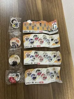 ハイキュー　くら寿司　缶バッチ 目印チャーム4個セット