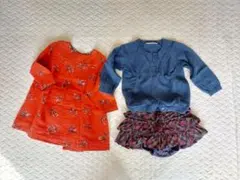 ラルフ、プチバトー他　80サイズ3点　おまとめ売り