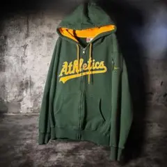 00s NIKE×MLB Athletics ジップパーカーナイキアスレチックス