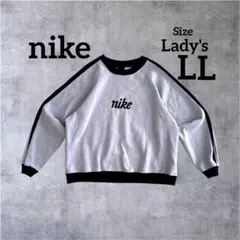 ナイキ ロゴ刺繍 スウェット オーストラリア製 古着 y2k レディースXL