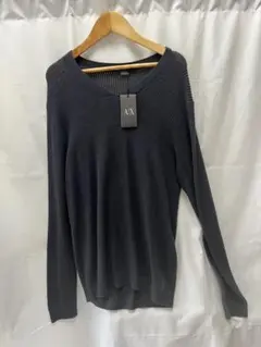 タグ付新品！Armani Exchange A|X サマーセーター　ネイビー Mのサムネイル
