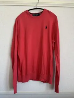POLO GOLF ピンク 長袖セーター Sサイズ ラルフローレン