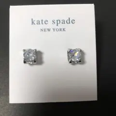 新入荷1点kate spade スクエアクリスタルピアス