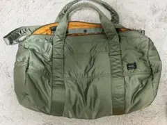 吉田カバン　オリーブグリーン ボストンバッグ