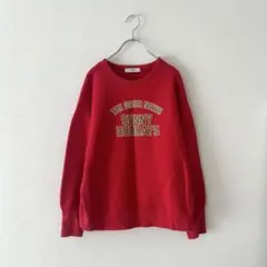 【CIAOPANIC】サイドリブロゴスウェット　トレーナー　レッド