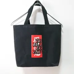 格安!! ブラックアイパッチ トートバッグ キャンバス ブラック 黒のサムネイル