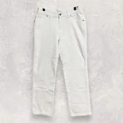 メイクレット コーデュロイパンツ M〜L 白 無地 シンプル
