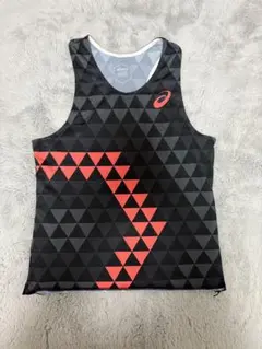 ASICS SINGLET exclusive シングレット ランニングウェアM