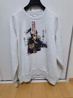 【新品】キングタム/KINGDOM 桓騎プリント裏起毛スウエット LサイズGY