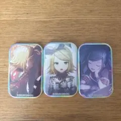 鏡音リン 初音ミク スクエア缶バッジ 3点セット プロセカ