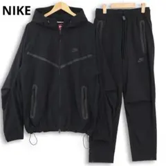 【超人気✨】ナイキ テック ウインドランナー 上下セットアップ XL/S 黒