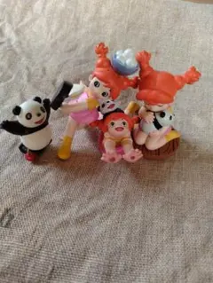 パンダコパンダ　フィギュア　4種