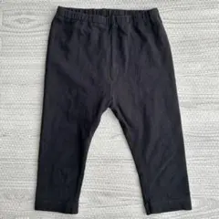 【美品】UNIQLO BABY 110cm レギンス/7分丈 黒