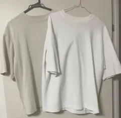 UNIQLO U エアリズムコットンオーバーサイズT シャツ2枚セット L