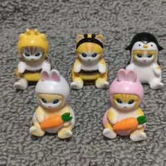 モフサンド　インテリアミニフィギュア3　5種類
