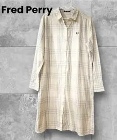 ✨Fred Perry 【美品】✨ワンピース　チェック　10 Lサイズ