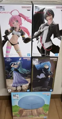 転スラ フィギュア 5点まとめ売り リムル ミリム ディアブロ ユラ
