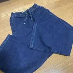 ドローストリング付きワイドレックジーンズ