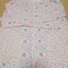 美品 ツモリチサト スリープ 花星ネコ パジャマ 春夏物 M ピンク　上下セットのサムネイル