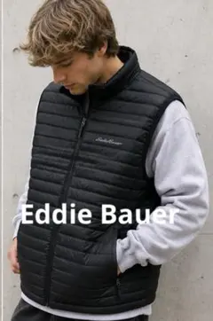 美品 Eddie Bauer ライトダウンベスト