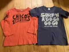 140cm キッズ 半袖Tシャツ 7分袖 セット