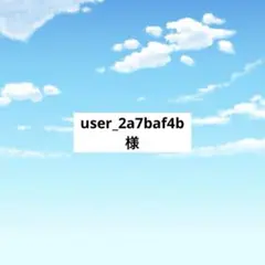 アメステuser_2a7baf4b様